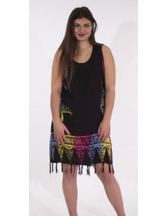 Robe de plage courte à bretelles 2