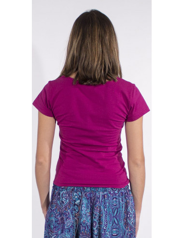 Tee Shirt 95% Coton 5% Elasthanne Manche