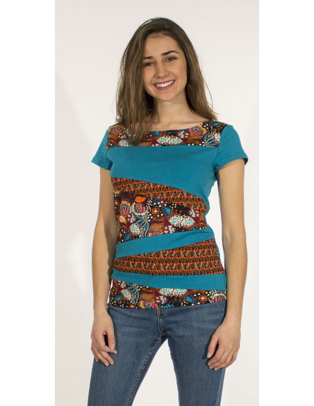 Tshirt 97% Coton 3 Elasthanne Manches Co