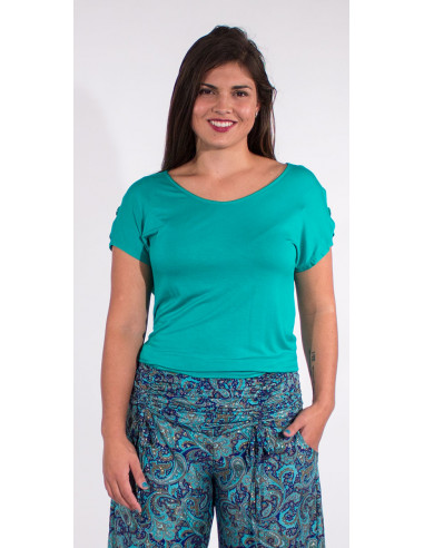 Tshirt 95% Viscose 5% Elastane Plain