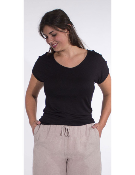 Tshirt 95% Viscose 5% Elastane Plain