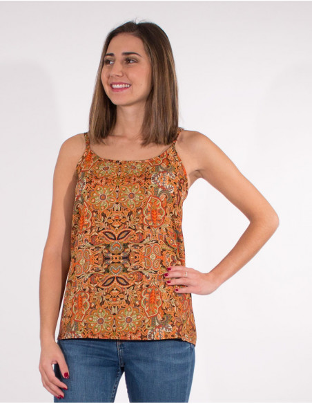 Polyester straps blouse sari