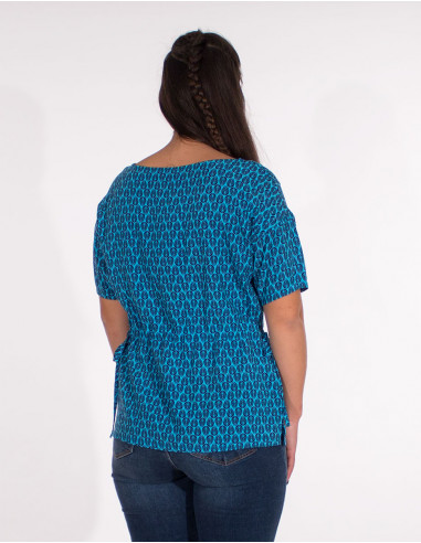 Chemisier Viscose Manches Courtes