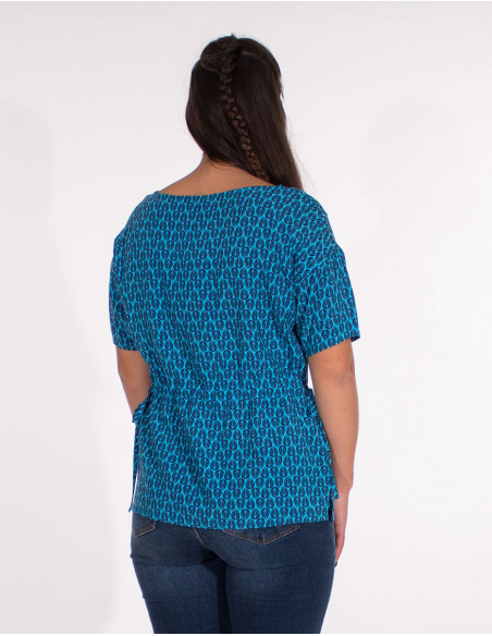 Chemisier Viscose Manches Courtes