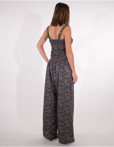 Sari long polyester jumpsuit