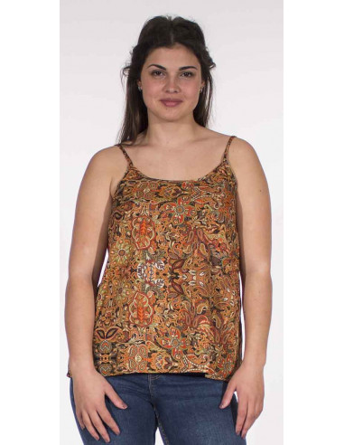 Chemisier Polyester Bretelles Sari