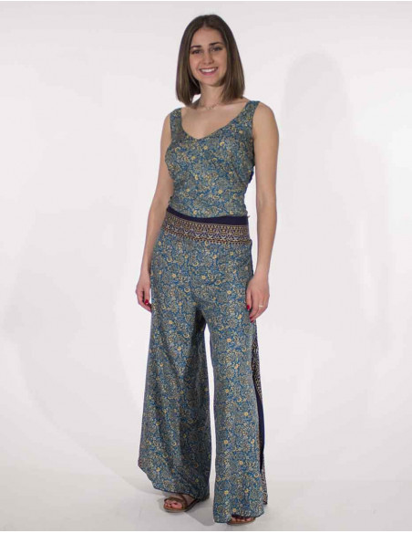 Sari long polyester jumpsuit