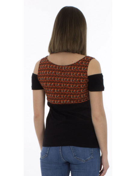 Tshirt 97% Coton 3 Elasthanne Manches Co