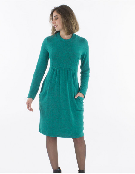 Robe Maille 74%Viscose 21%Polyester 5%El