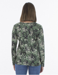 kintted 97% polyester 3% elastane sweater with "zoo" print 2