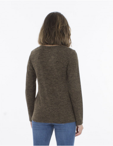 Pull Maille 95% Polyester 5% Elasthanne