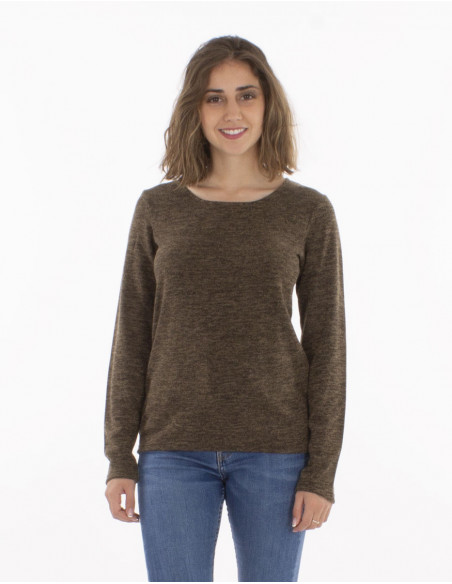 Pull Maille 95% Polyester 5% Elasthanne