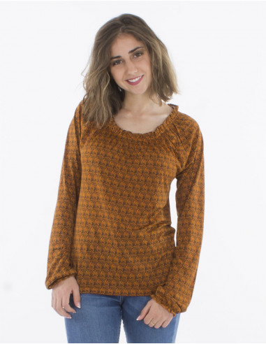 Chemisier Maille 95% Polyester 5% Elasth