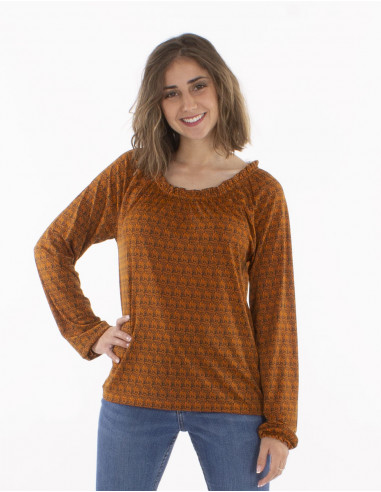 Chemisier Maille 95% Polyester 5% Elasth