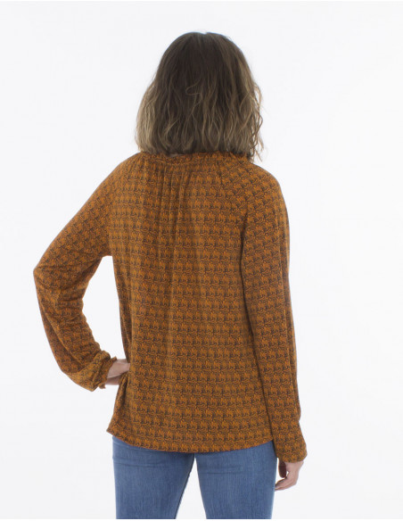 Chemisier Maille 95% Polyester 5% Elasth