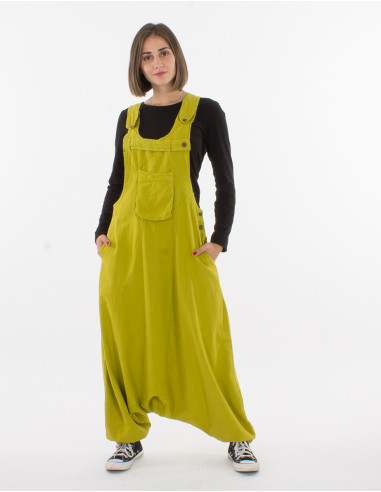 Lady overall cotton harem pants sw 162 cm