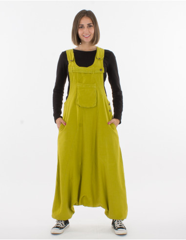 Combi sarouel coton unie