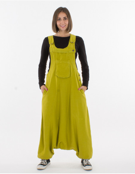 Lady overall cotton harem pants sw 162 cm