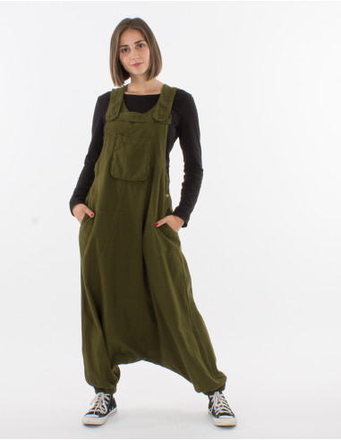 Combi sarouel coton unie