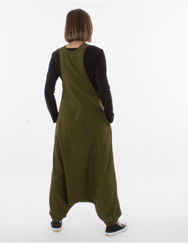 Combi sarouel coton unie