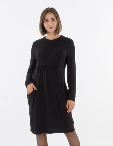 Robe Maille 74%Viscose 21%Polyester 5%El