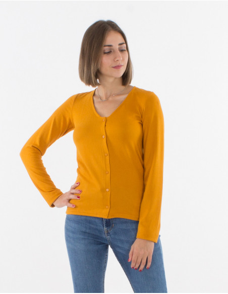 Knitted 95% polyester 5% elastane jacket