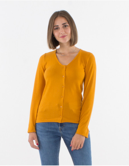 Knitted 95% polyester 5% elastane jacket