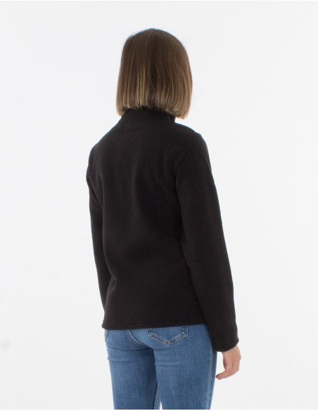 Veste Maille Polyester Polaire Brodee