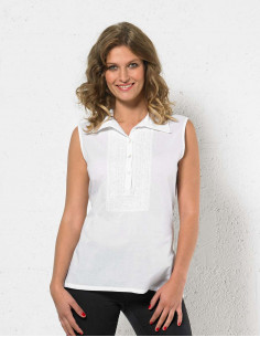 Cotton white blouse