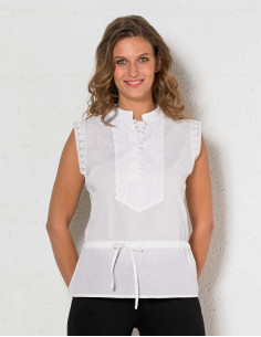 Cotton plain blouse