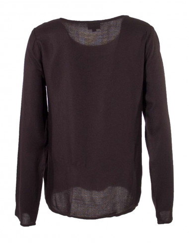 Chemisier viscose manches longues