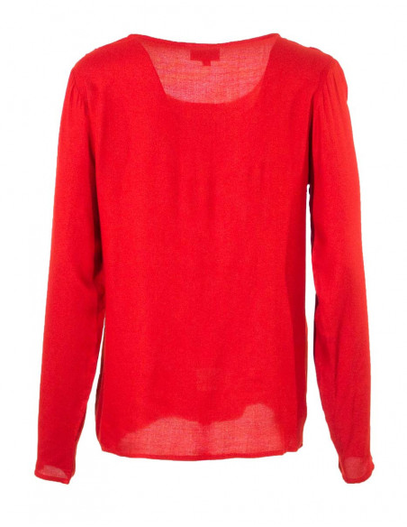 Chemisier viscose manches longues