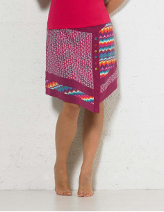 Knitted 97% cotton 3% spandex skirt