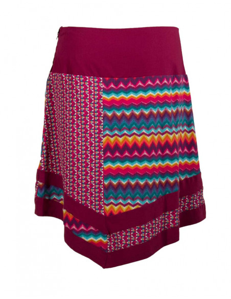 Jupe courte asymétrique