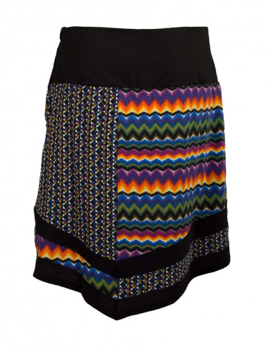 Jupe courte asymétrique