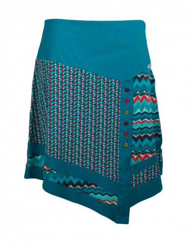 Jupe courte asymétrique