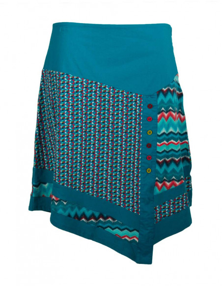 Jupe courte asymétrique