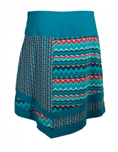 Knitted 97% cotton 3% spandex skirt