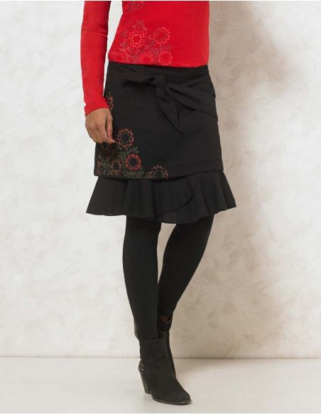 Jupe courte doublée Jupe courte doublée