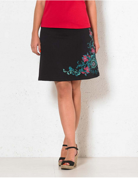 Knitted Skirt 95%Polyester 5%Elasthane