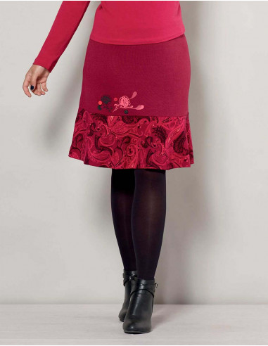 Knitted 95% Polyester 5% spandex skirt