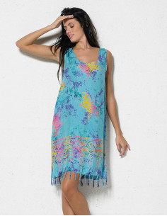 Robe de plage courte à bretelles 2