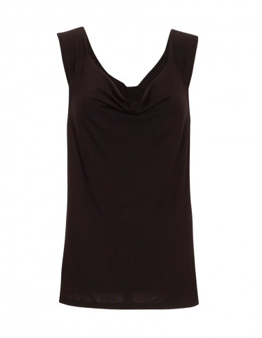 95% viscose 5% elastane plain t-shirt