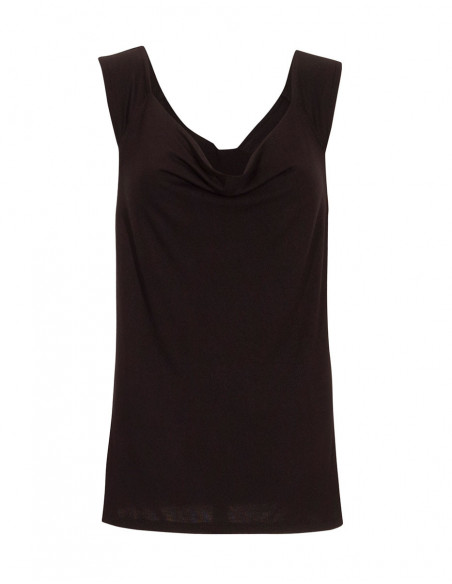 95% viscose 5% elastane plain t-shirt