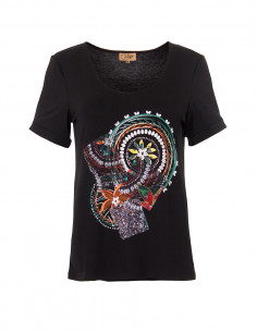 Tee Shirt 95% Viscose 5% Elastane Manc 2