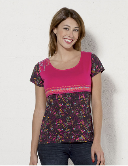 Tee Shirt 97% Coton 3% Elasthanne