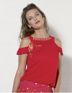 Tshirt Sans Manches Motif Imprim 2