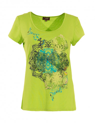 Tshirt 95% Viscose 5% Elasthanne Patch