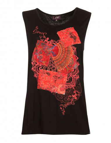 Tshirt 95% Viscose 5% Elasthanne Patch S