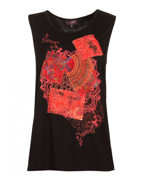 Tshirt 95% Viscose 5% Elasthanne Patch S